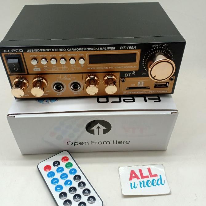 Amplifier Bluetooth Fleco BT-199A - Ampli Fleco 199A Amplifier Karaoke