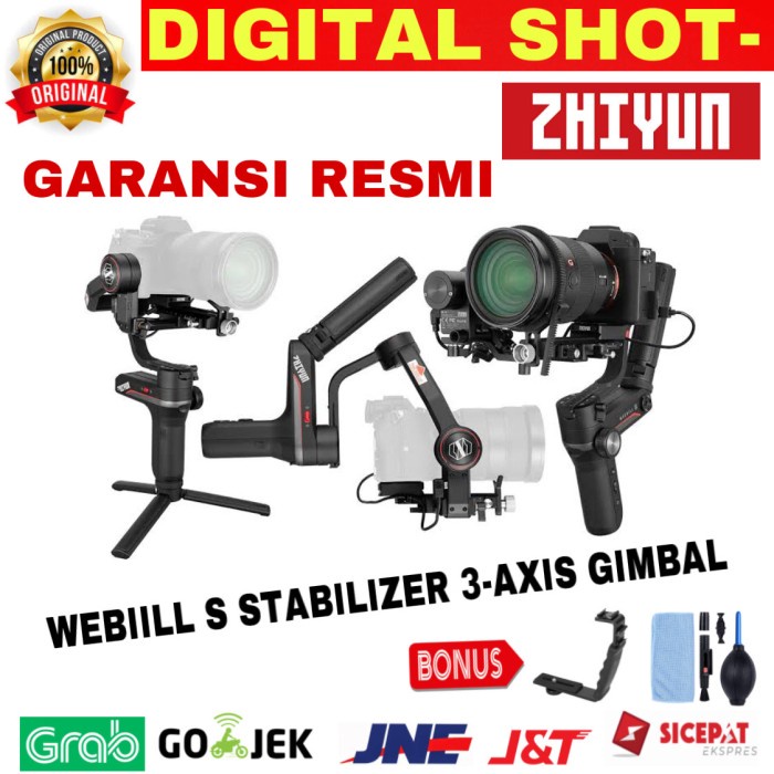 Sta Zhiyun Weebill S Gimbal 3-Axis Stabilizer / Zhiyun Tech Webill S Resmi