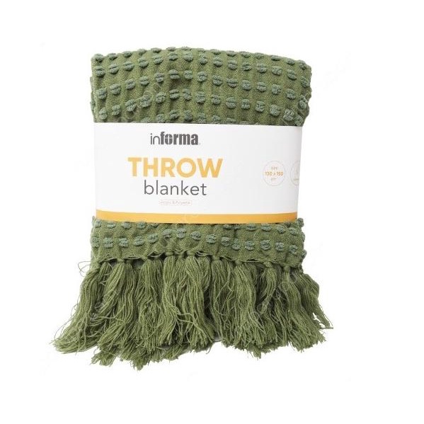 Informa Dorumi Selimut Throw Blanket Hijau