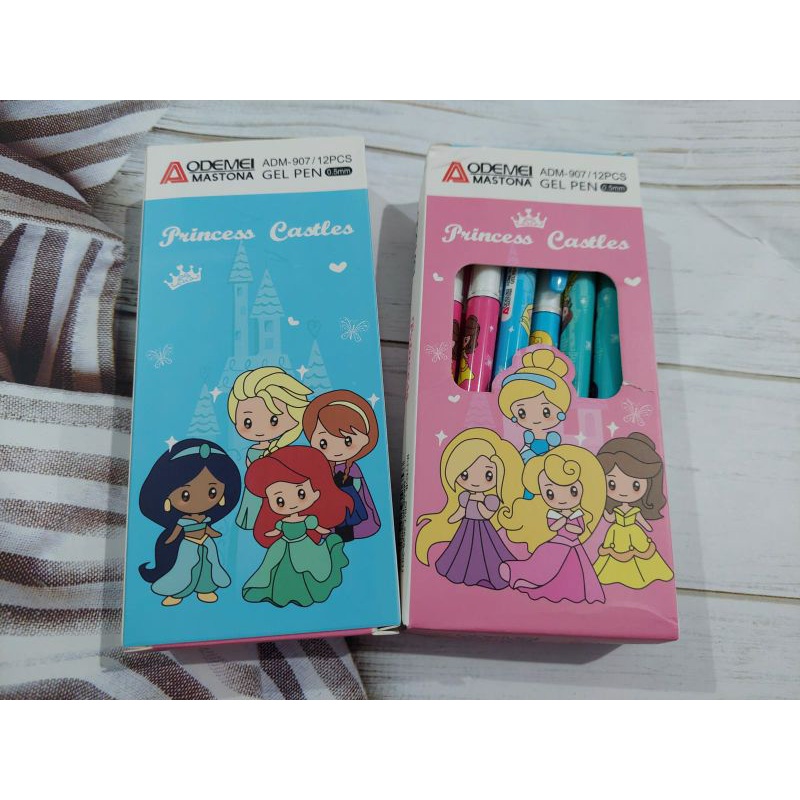 

(12PC)BOLPOIN GEL AODEMEI PRINCESS ADM-907/GP-018