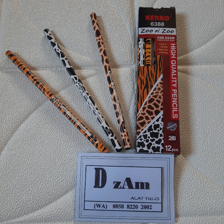 

PENSIL 2B KENKO ZOO | ALAT TULIS MURAH | GROSIR ALAT TULIS | BISA COD | ATK | DZAMSTORE
