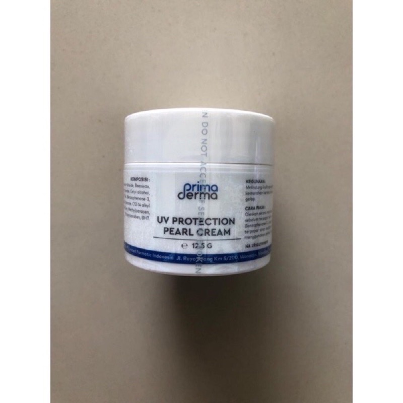 Primaderma uv protection pearl cream - sunblock sunscreen dengan foundation