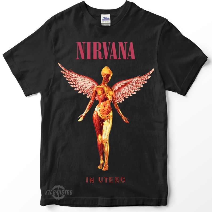 Kaos NIRVANA 6 - IN UTERO / Premium Tshirt / Uniqlo Hnm / Kaos Band
