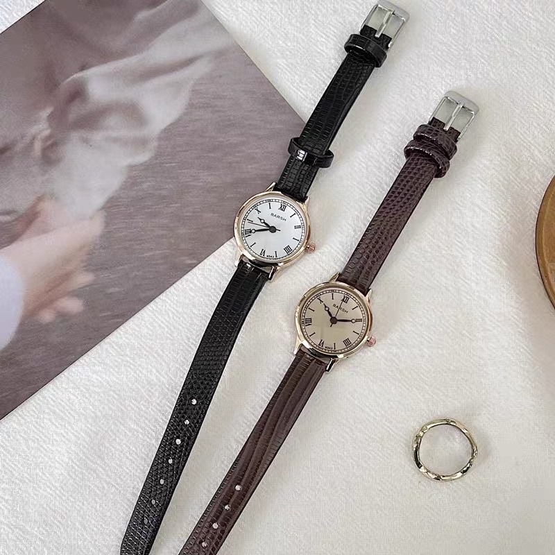 Ulzzang Jam Tangan Barsh Wanita Analog Korea Jam tangan Wanita Vintage