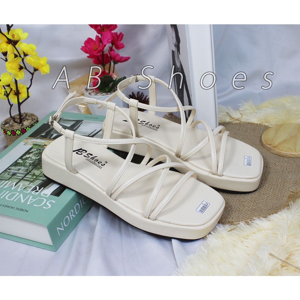 Sandal Flatfrom Tali L Sandal Wanita Tali Terbaru Empuk Dan Nyaman