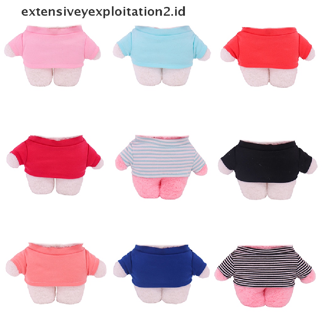 1 Pc Mainan Pakaian Boneka Beruang Bebek Bahan Plush Ukuran 30cm