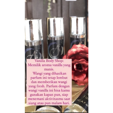 Vanilla Body Shop/parfum refil