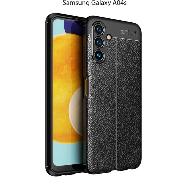 Case Auto Focus Samsung Galaxy A04s Leather Experience SoftCase Slim Ultimate / Casing Kulit