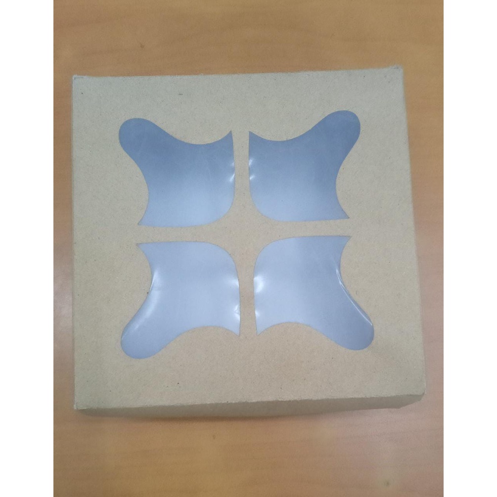 DUS KRAFT WINDOW 20X20X7 @10PCS