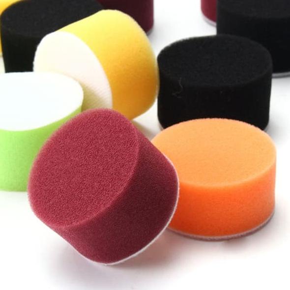 set 16pcs busa poles 2" buff polisher pad air sander 2 inch mesin bor