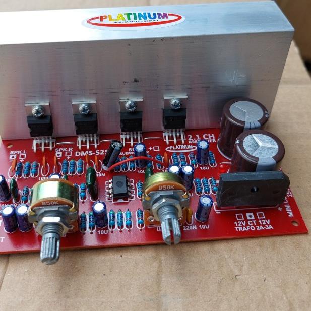 dms 525 home teather 2.1 simbada subwofer dan L+R tda2030 2-1 dms525