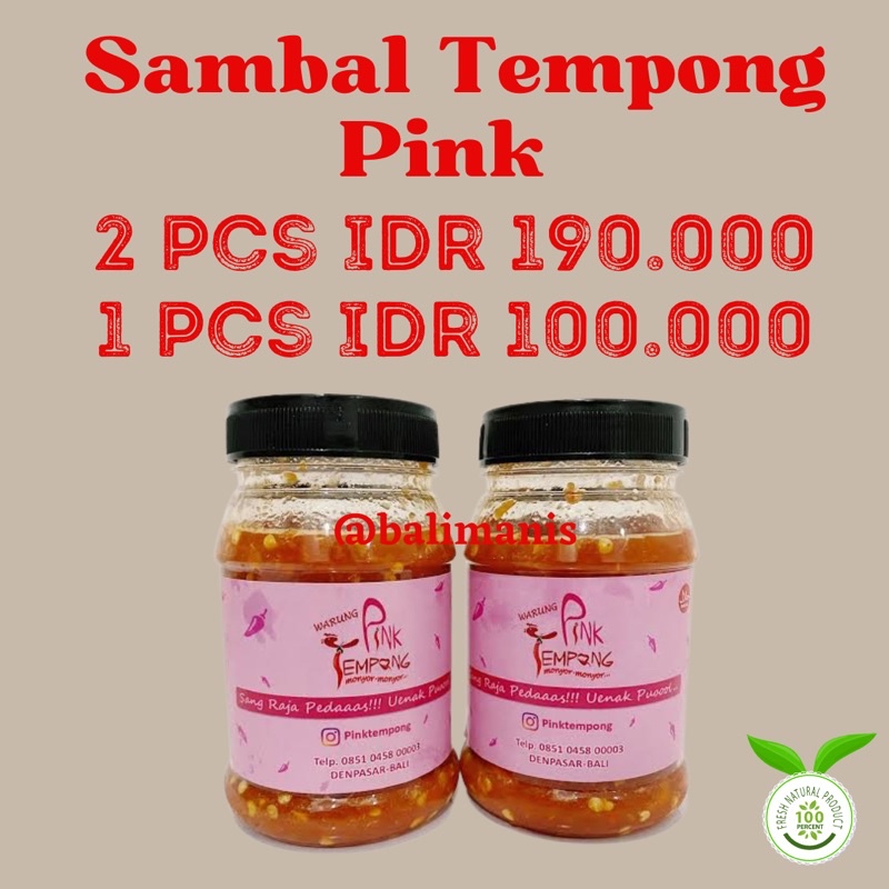 

Sambal Tempong Pink