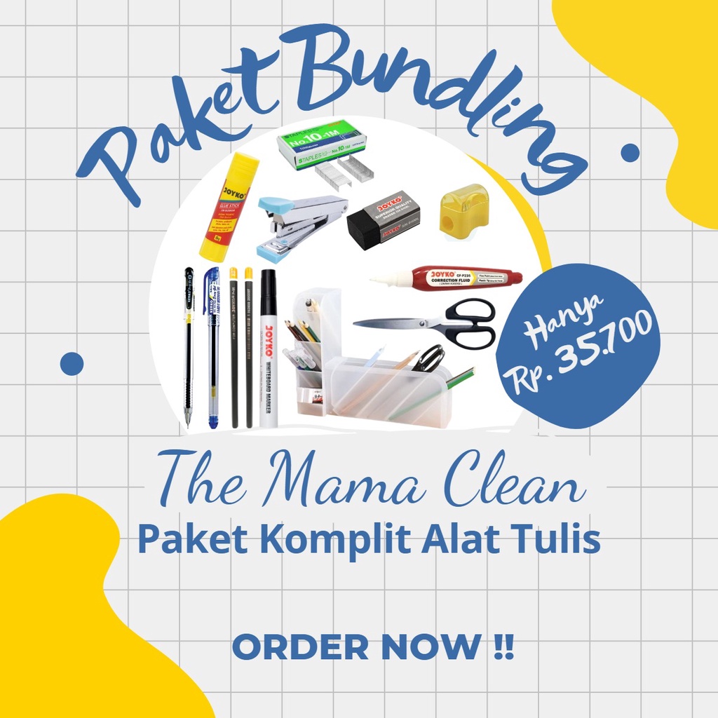 PAKET ALAT TULIS 11 IN 1 ( PAKET BUNDLING )