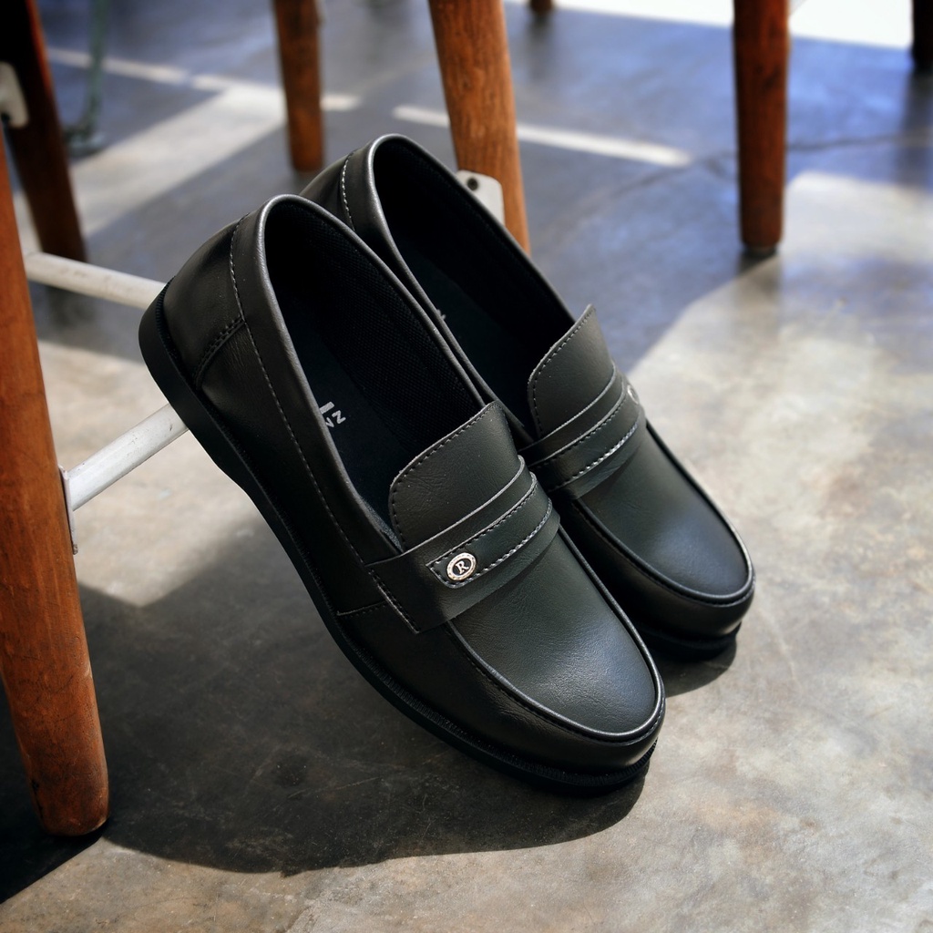 COD - Sepatu Pansus || Sepatu Slip On Pria RIONZ DRT Sepatu Santai Kulit Syntetic Original Made