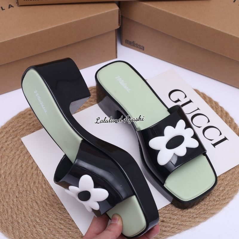 Sandal Melissa Lazy X Oaf daisy/sandal melissa bunga/sandal high heels