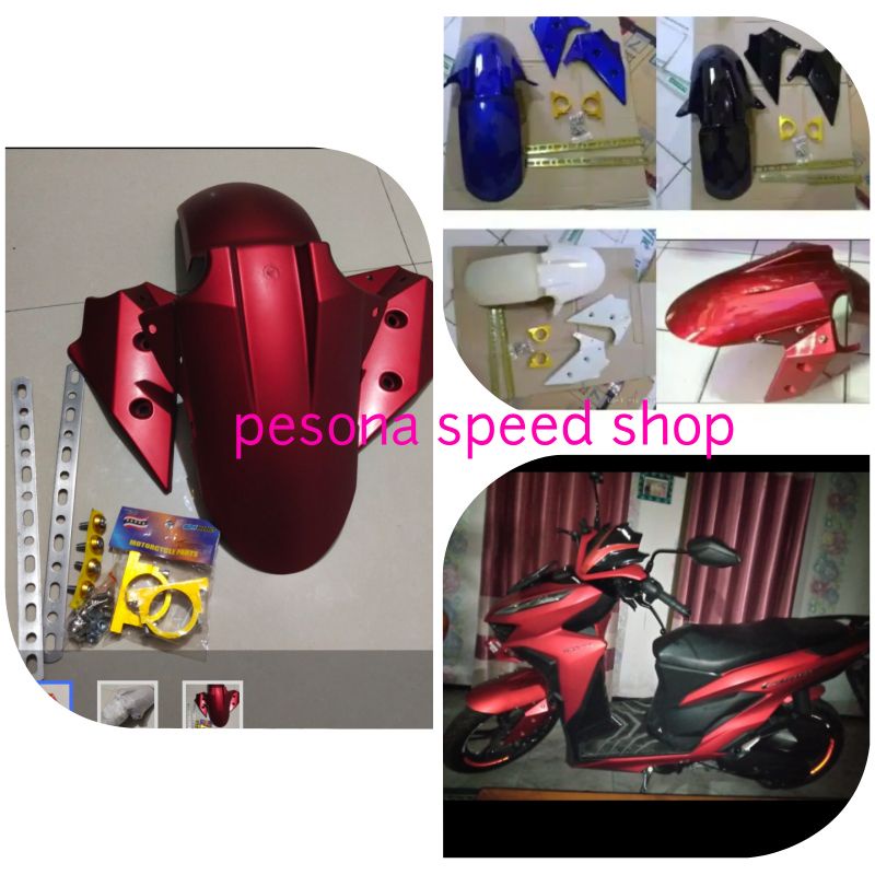 spakbor depan variasi custom Mio M3 dan Mio j