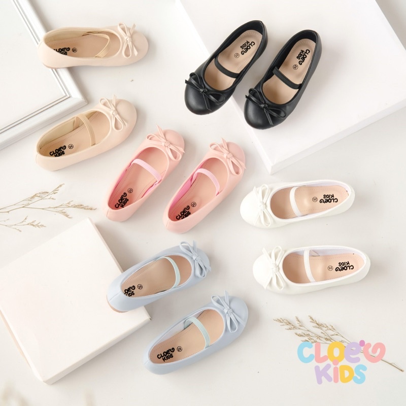 CLOEVKIDS - Fairy Flatshoes size 22-35 Shoes Sepatu Pesta Anak Perempuan