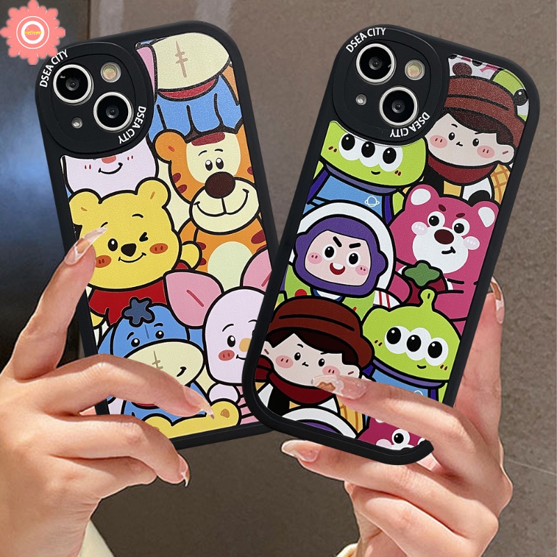 Casing Redmi Note10 8 9 9Pro 9s 11 11s 10s 10Pro 11Pro+8Pro Redmi 12C 9T 9 10C 9C 10 9A 10A POCO X3 NFC Pro POCO M3 Mi 12 11 Lite 11T Winnie the Pooh Mainan Lucu Soft Case Cerita