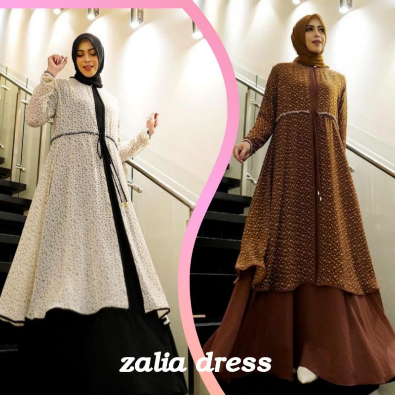 Ready.. Zalia Dress by Hawwaaiwa Gamis Muslim Original