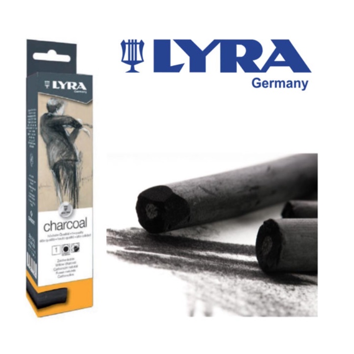 

Arang Lukis Lyra Willow Charcoal Chunky Stick 1 pc