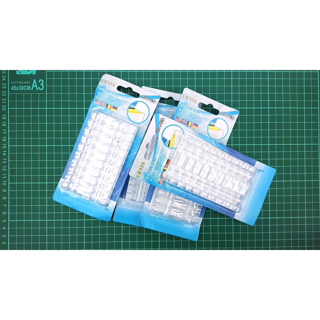 KLEM KABEL / CLIP CABLE ORGANIZER / KLIP KABEL TEMBOK