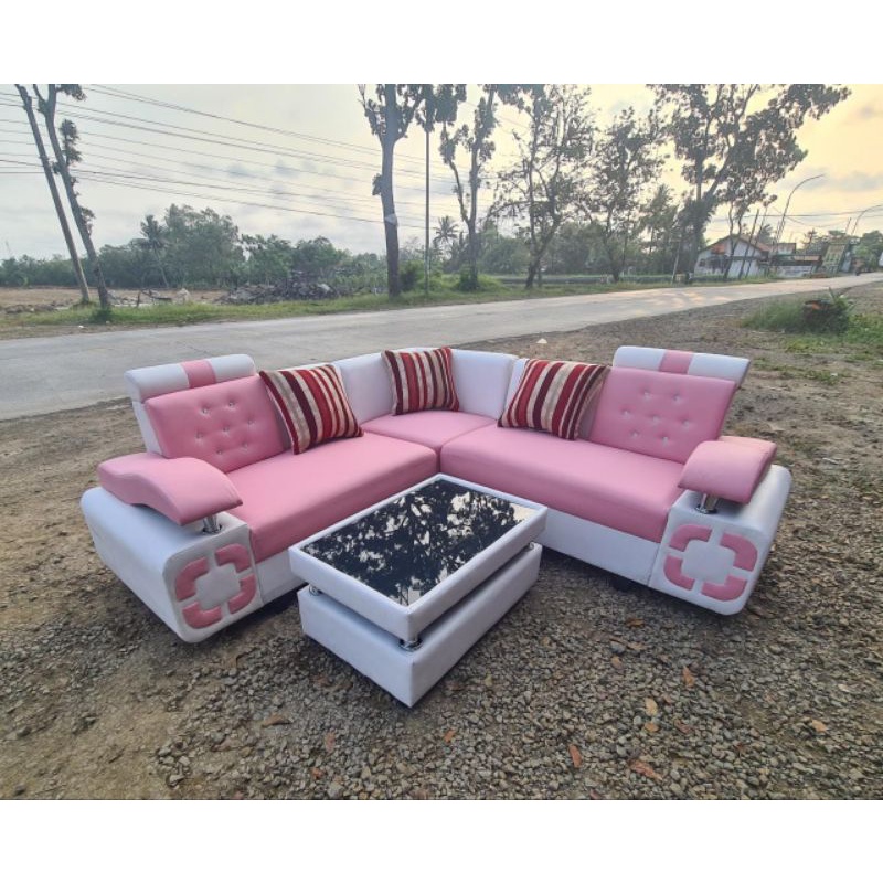 sofa sudut/sofa buaya/sofa minimalis FREE ONGKIR KEBUMEN