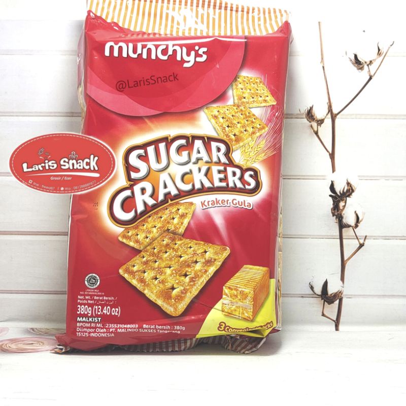 

Munchys Sugar Crackers Kraker Gula 380gr