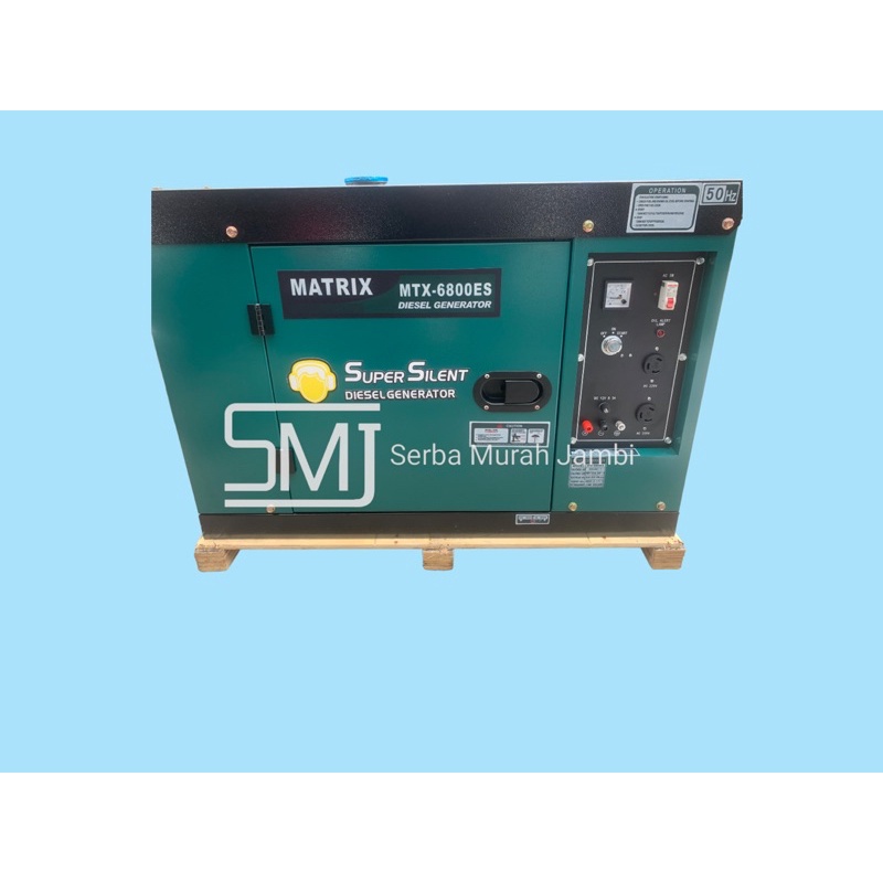 generator silent matrix 6800 genset silent matrix 6800