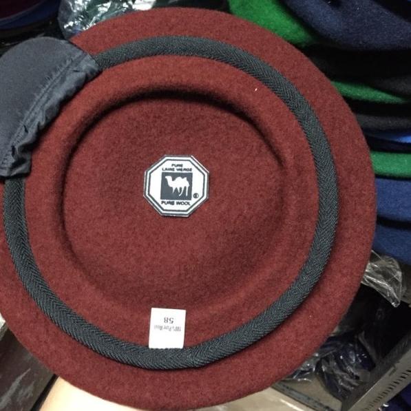 Topi Baret Taruna AKPOL, Camel asli Onta Hitam - 56