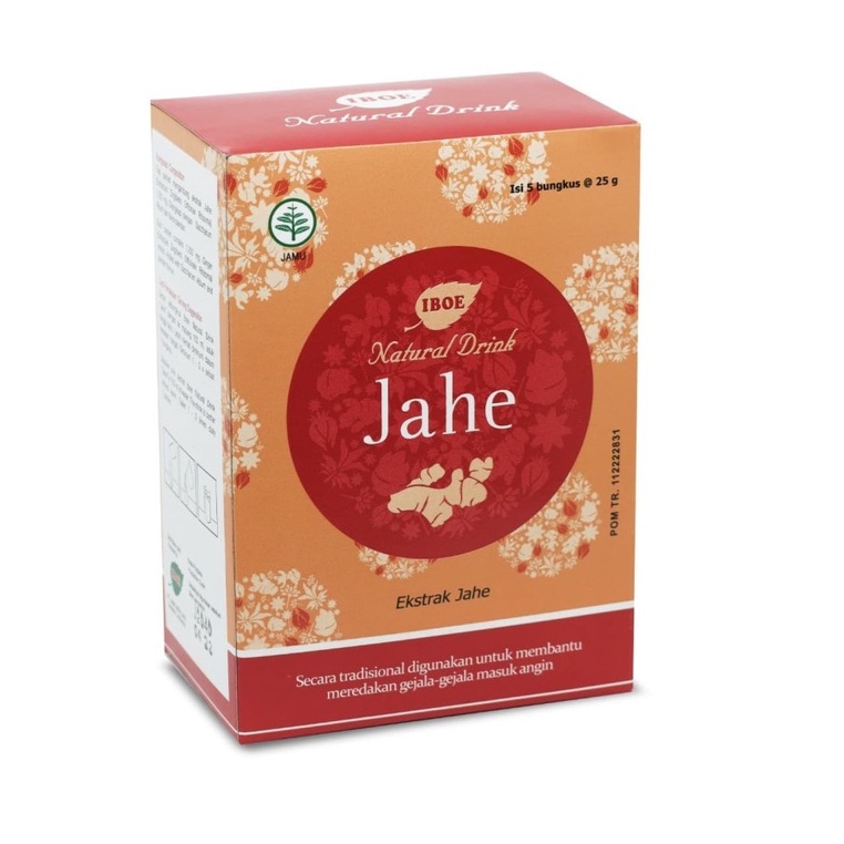 

minuman herbal natural drink jamu iboe jahe 5 x 25 gr