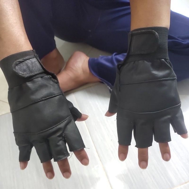 Sarung tangan motor kulit - sarung tangan motor - sarung tangan pria - sarung tangan kulit