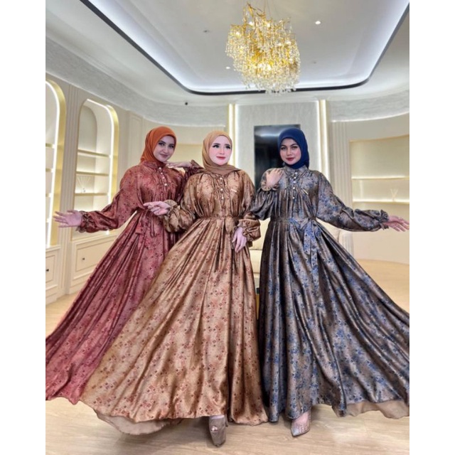 gamis armany silk autumn shellasaukia