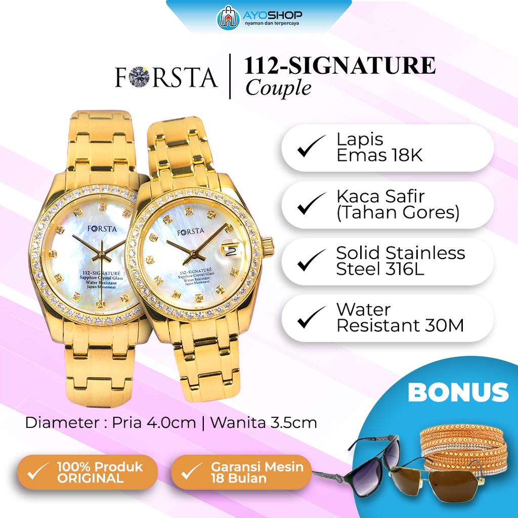 Jam Tangan Forsta 112 Signature Couple