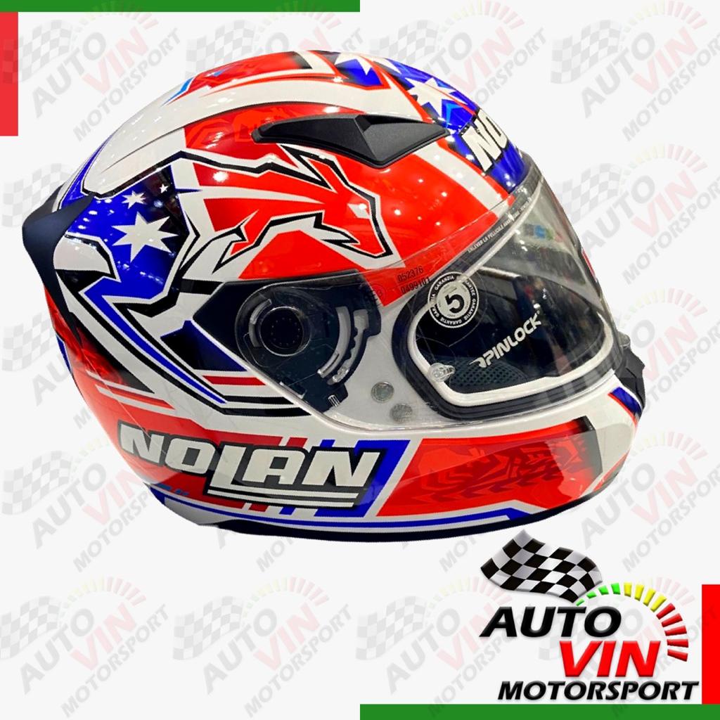 Helm / Helmet NOLAN N605 Stoner 60.5 Gemini Full Face Original SNI - Autovin