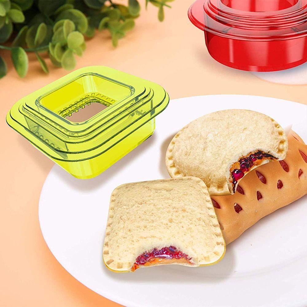 Solighter Sandwich Cutter DIY Baking Pastry Tools Cetakan Roti Bento Kotak Potong Dan Segel