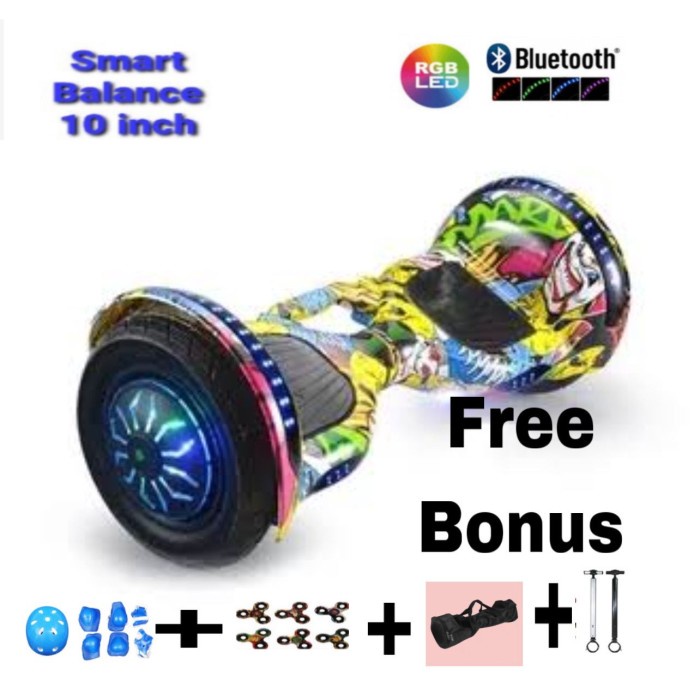 Hover New Smart Balance Wheel 10 Inchi / Hover Board Smart Wheel Grosir