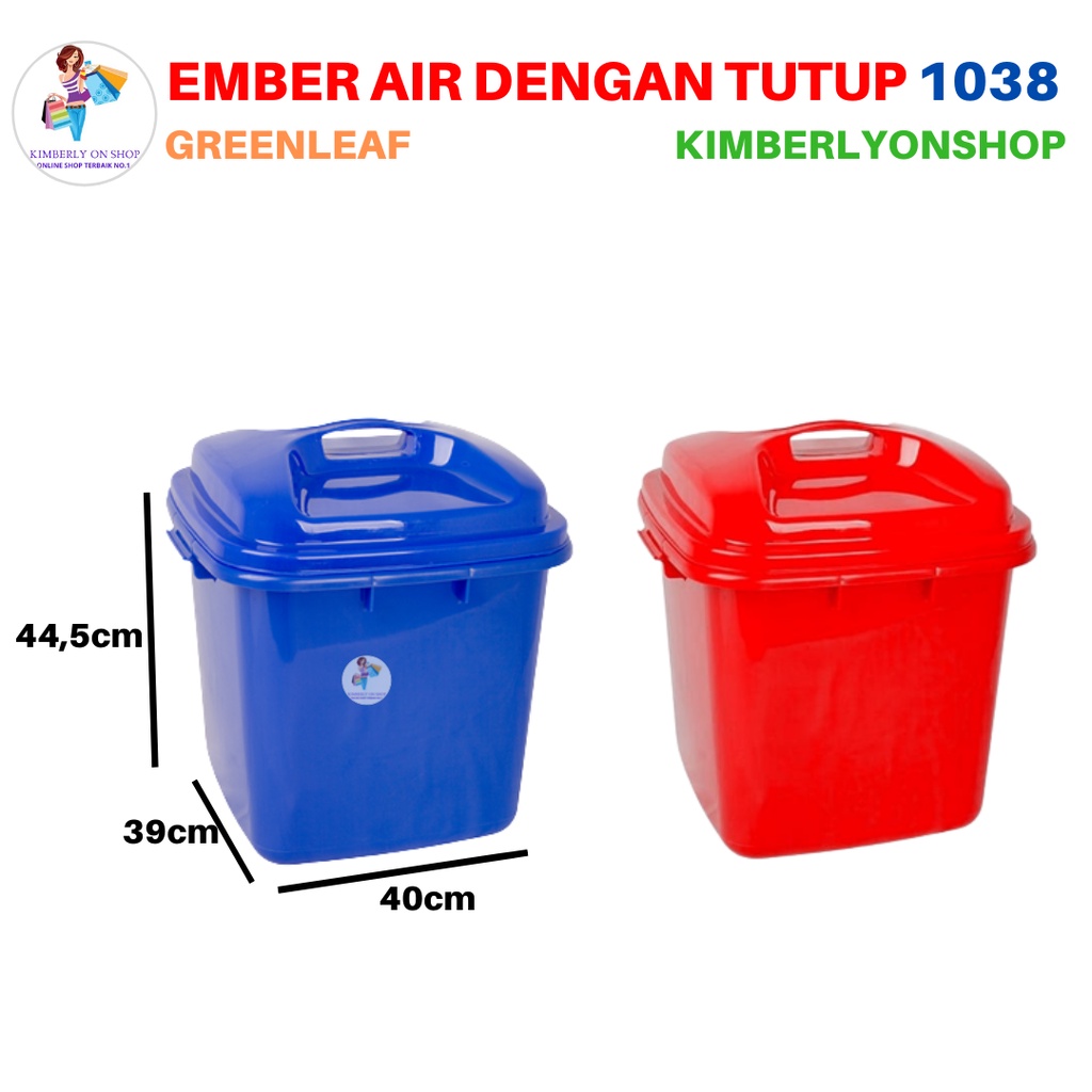 Ember Air Tutup Segi Chiro Tong Air 39,5 Liter Green Leaf 1038