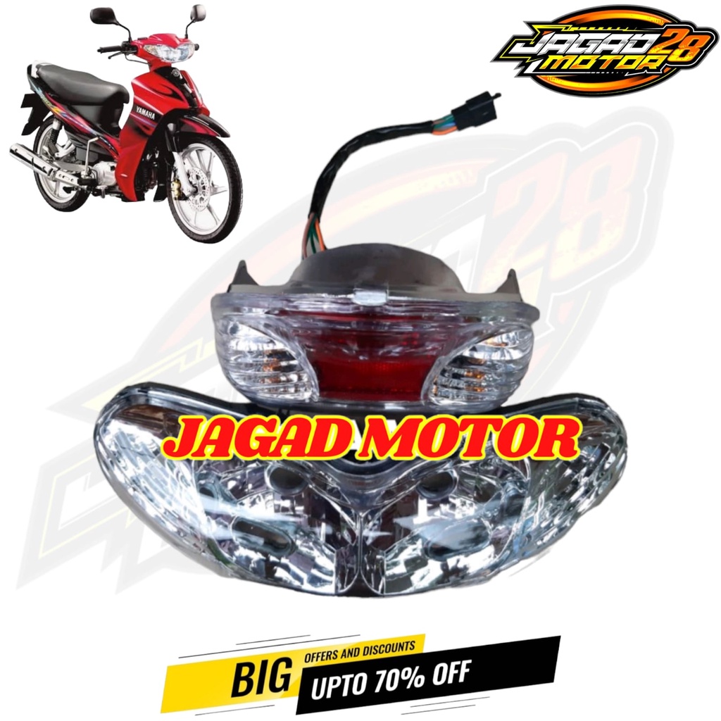 Reflektor Lampu Depan Set Lampu Belakang Yamaha Jupiter Z Lama / Lampu Depan Plus Lampu Belakang yamaha Jupiter Z Lama