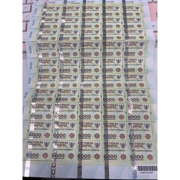 

Materai 6.000