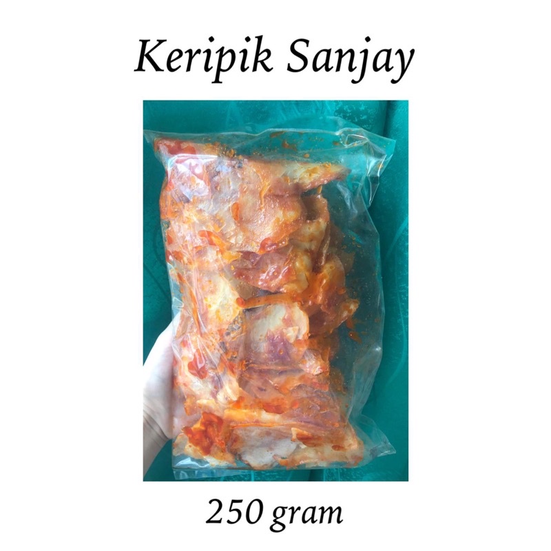 

KERIPIK SANJAY 250 GRAM / KERIPIK SINGKONG SAMBAL BALADO / KERIPIK UBI PADANG KERIPIK PEDAS MANIS KERIPIK UBI KAYU