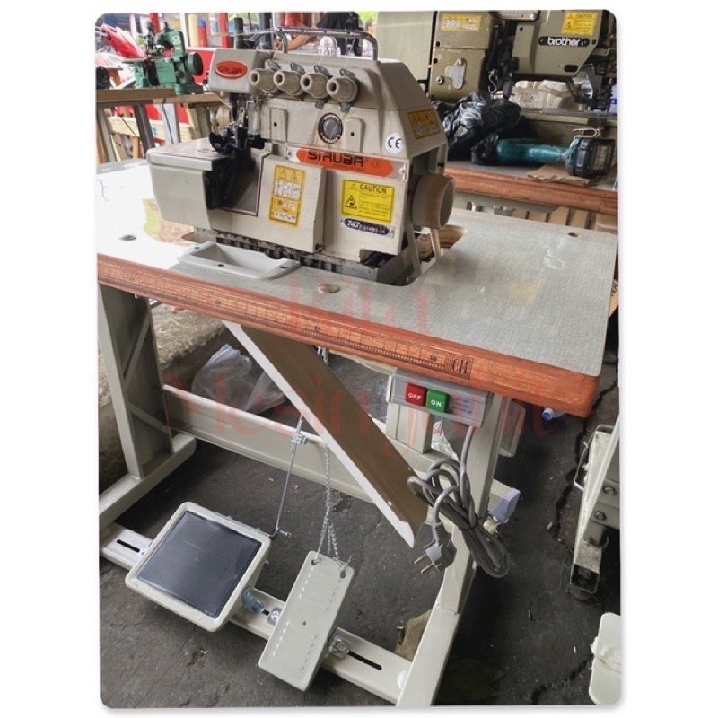 set mesin obras siruba second import benang 4 meja kaki dinamo baru expedisi custom