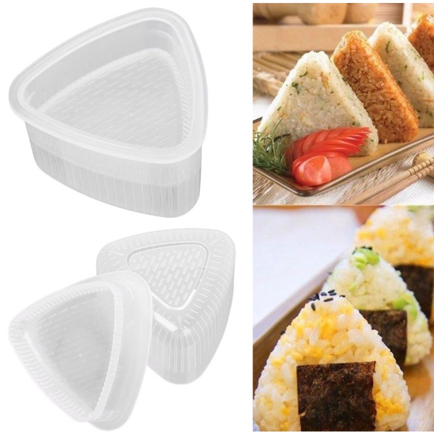 T&amp;Y Cetakan Nasi Sushi Cetakan Nasi Bento Sushi Onigiri Anti Lengket Desain Kartun Bahan PP