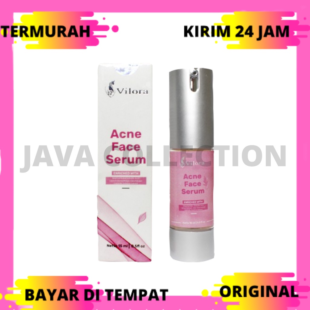 Vilora Serum Acne untuk Wajah Berjerawat dan Berminyak Serta mengurangi bekas jerawat