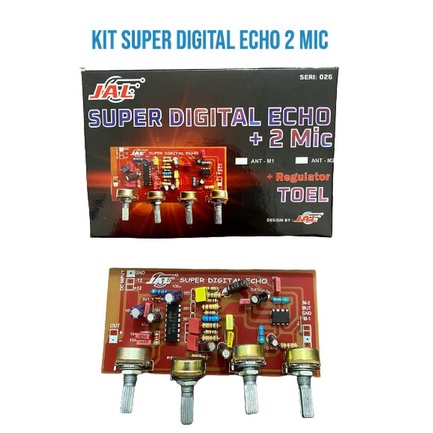 KIT REGULATOR SUPER DIGITAL ECHO + 2 MIC (TOEL)