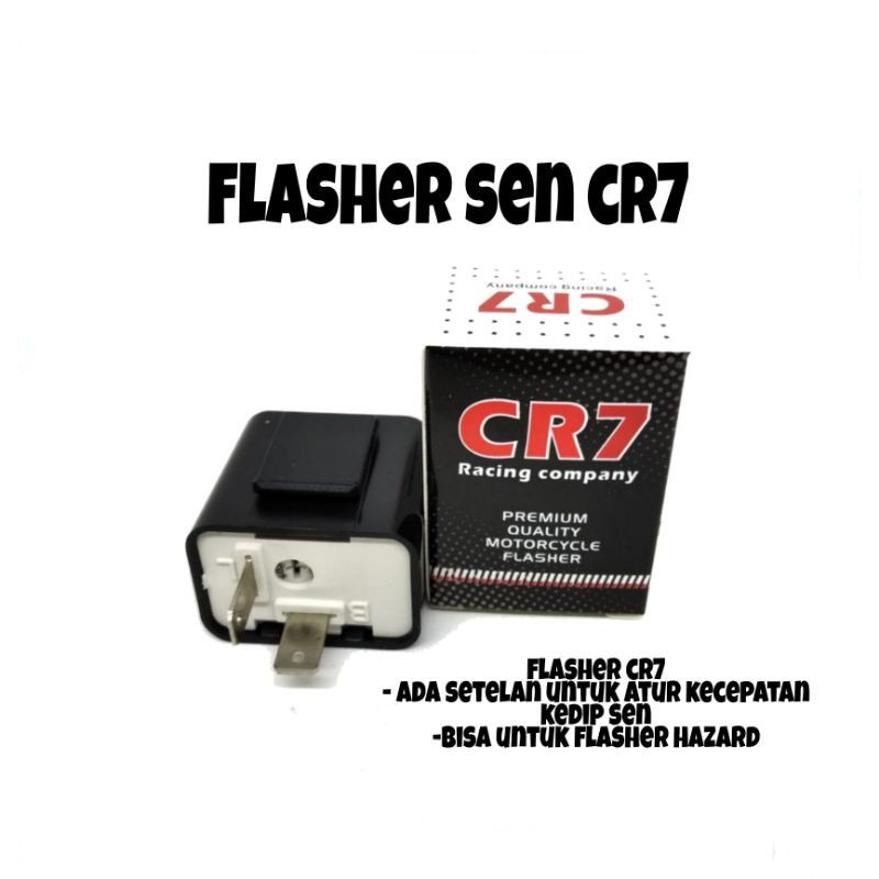 Relay flasher sen / sen bisa untuk sen lampu LED + pengaturan kecepatan kedip