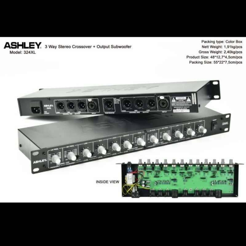 Crossover Ashley 324xl Original 3 Way + Subwoofer 324xl Crosofer