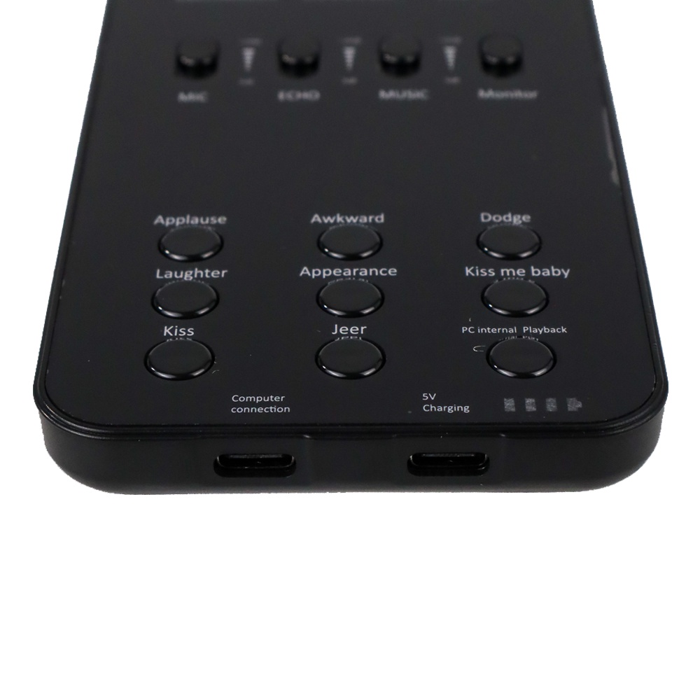 Soundcard Bluetooth Smartphone Live Broadcast Audio - E6 - Black