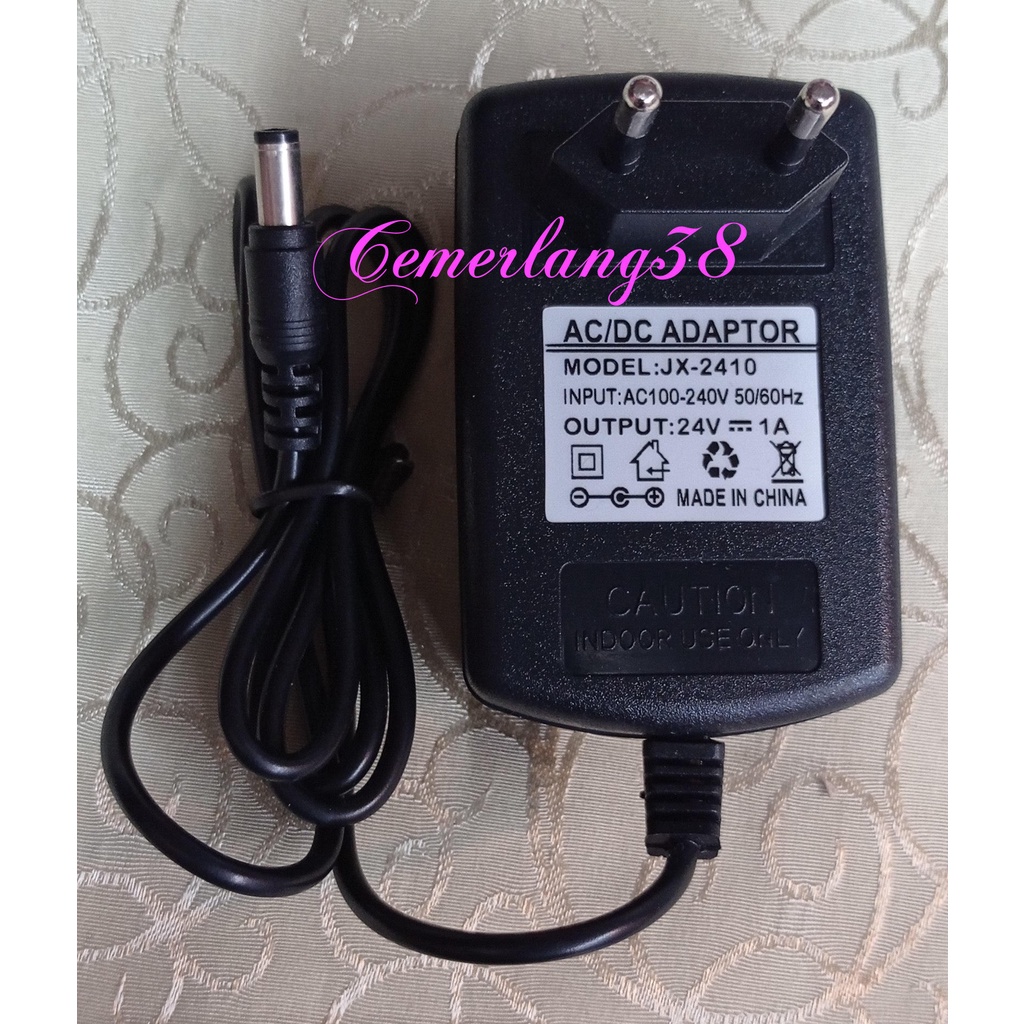 Switching Adaptor - Kodok - Switching Power Supply Plastik 24V 1A (LRS)