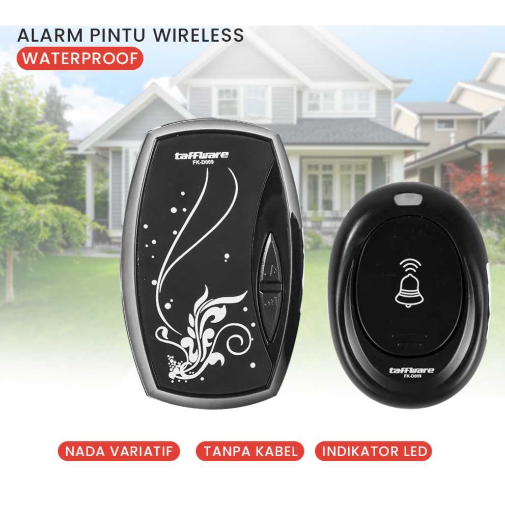 Alarm Pintu Wireless Waterproof dengan EU Plug - FK-D009