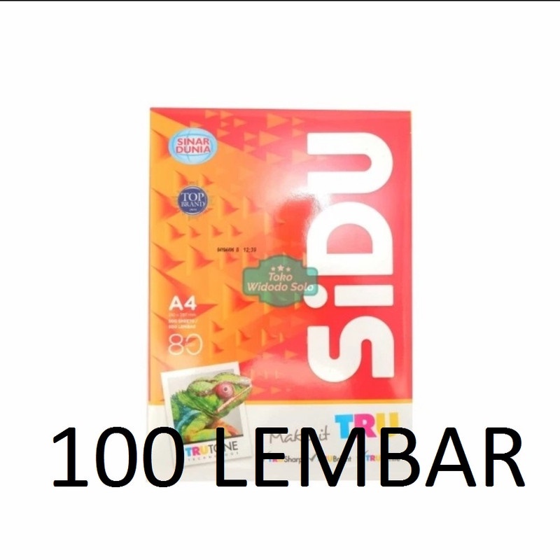 

HVS Sinar Dunia A4 80gram 100 Lembar Harga Rim2an